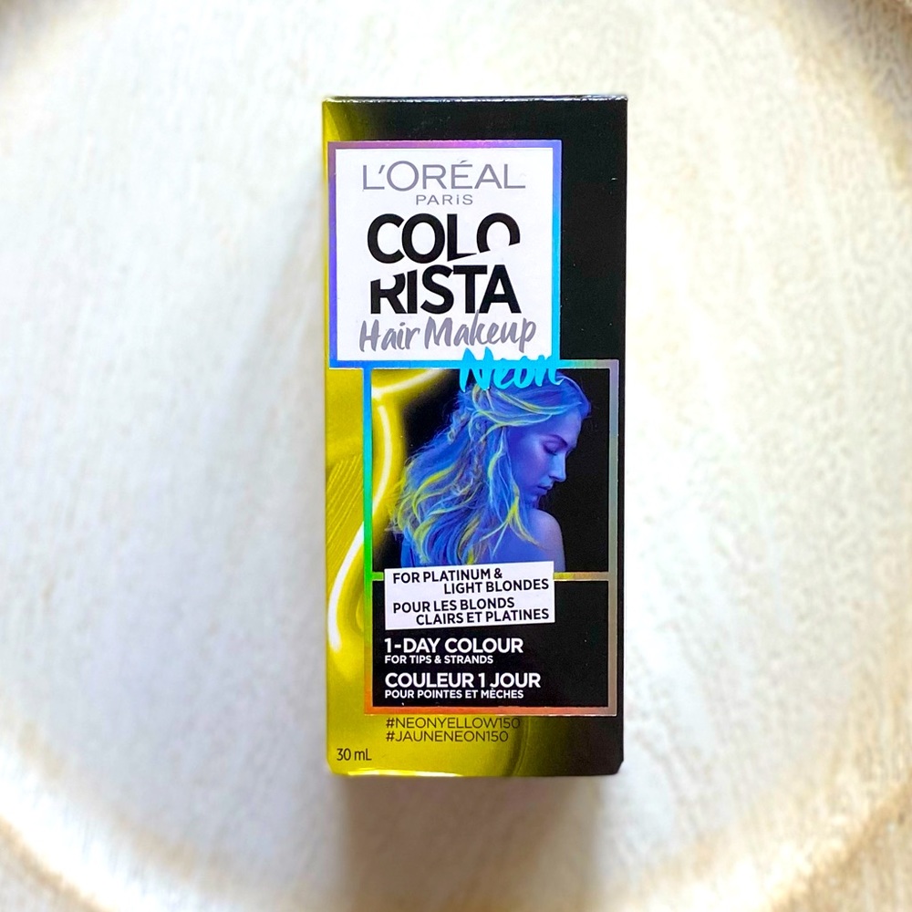 L’Oréal Colorista Hair Makeup Neon Yellow